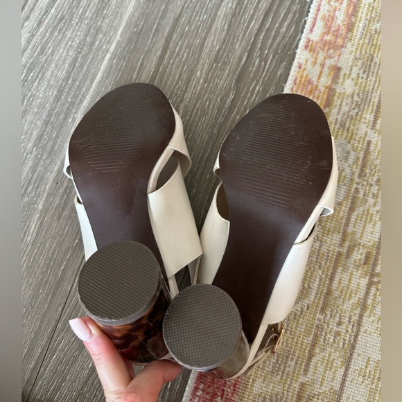 JUSTFAB Jayda Sling-Back Heeled Sandal- Bone - Picture 7 of 13